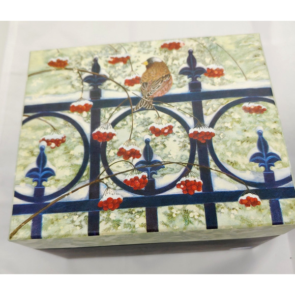 Gift for Bird Lover Coffee Mug Sparrow On The Fence Lang & Wise Vintage 2004 - Picture 12 of 16